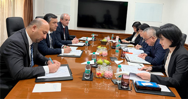 Мулоқоти дуҷонибаи Раиси Раёсати Корхонаи воҳиди давлатии «Бонки амонатгузории Ҷумҳурии Тоҷикистон «Амонатбонк»» бо ноиби Президенти Бонки давлатии рушди Хитой