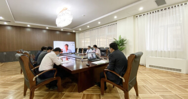 Chairman of the Board of the SSB RT "Amonatbonk" held bilateral talks with the delegation of the German Sparkassenstifrung for International Cooperation