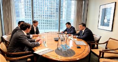 Bilateral meeting of the Chairman of the Board of the SUE SB RT "Amonatbonk" with the Executive Director of CITI BANK